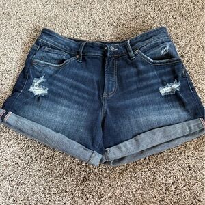 Silver Jeans Dark Blue Denim Shorts
